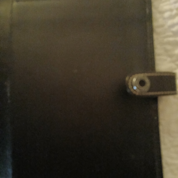 Authentic Coach Black Leather Daily Planner - Picture 5 of 8